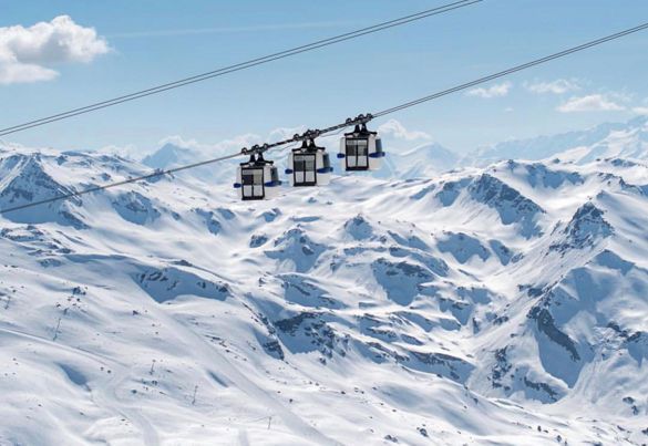  Les 3 Vallées ski lifts