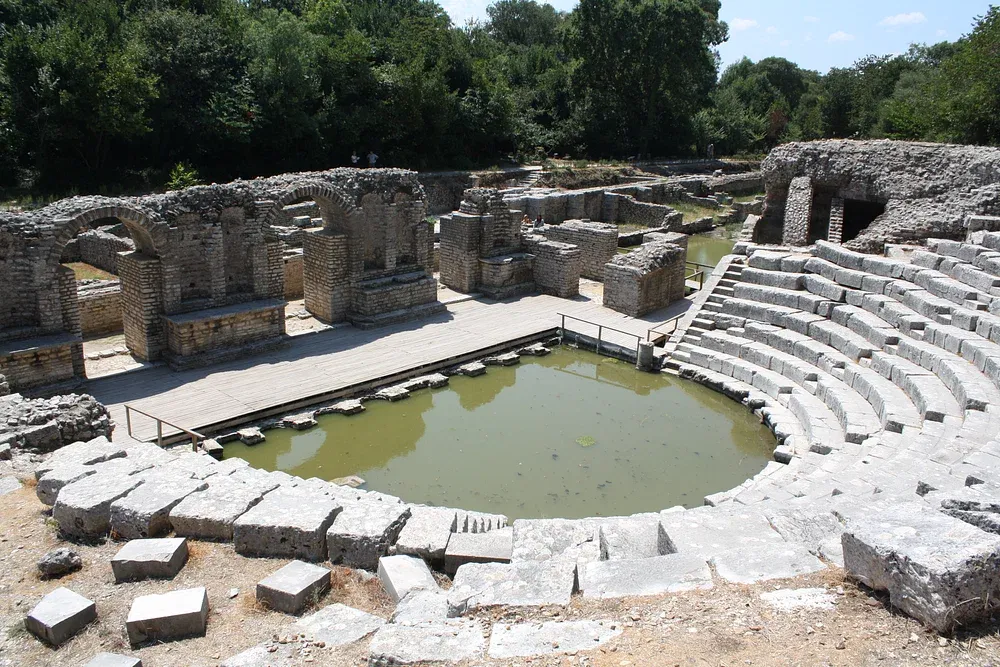 Ancient ruins at Butrint National Park