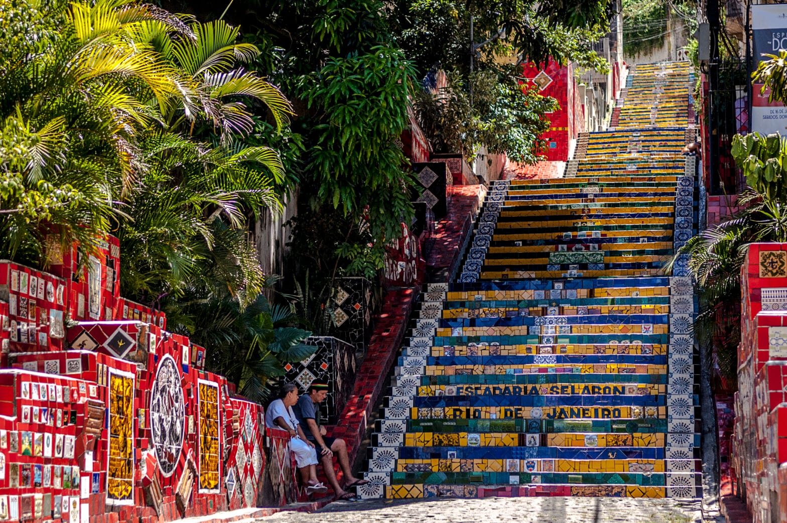Selarón Steps In Rio de Janeiro, Brazil
