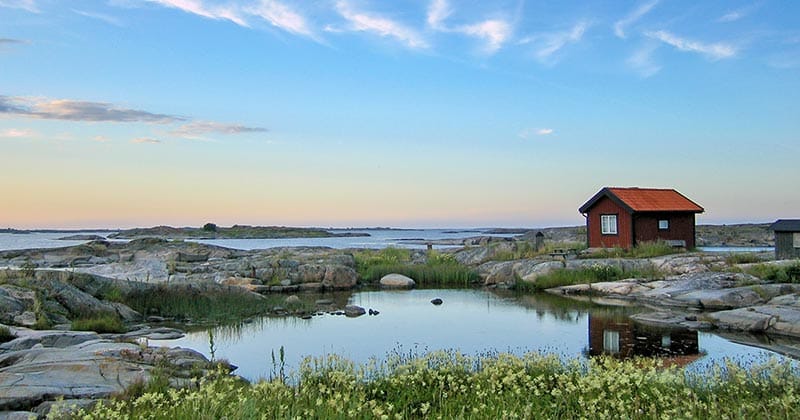 Stockholm Archipelago in Stockholm, Sweden.
