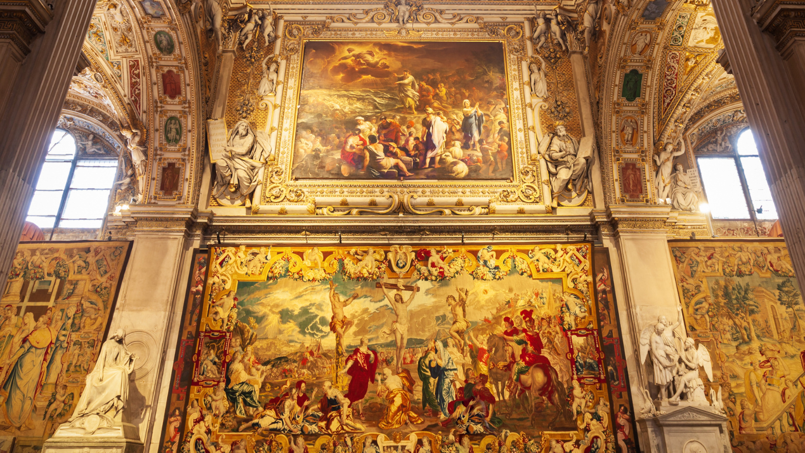 Artwork inside of Basilica di Santa Maria Maggiore