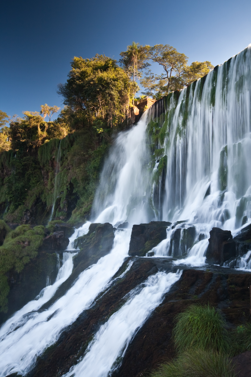 Another water fall at the park called Bossetti Falls that makes up part of Iguazu Falls.