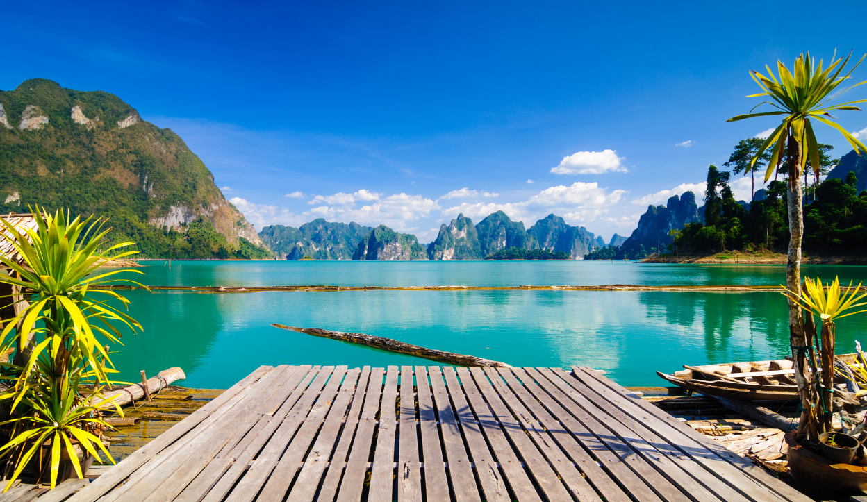 Cheow Lan Lake inside Khao Sok National Park