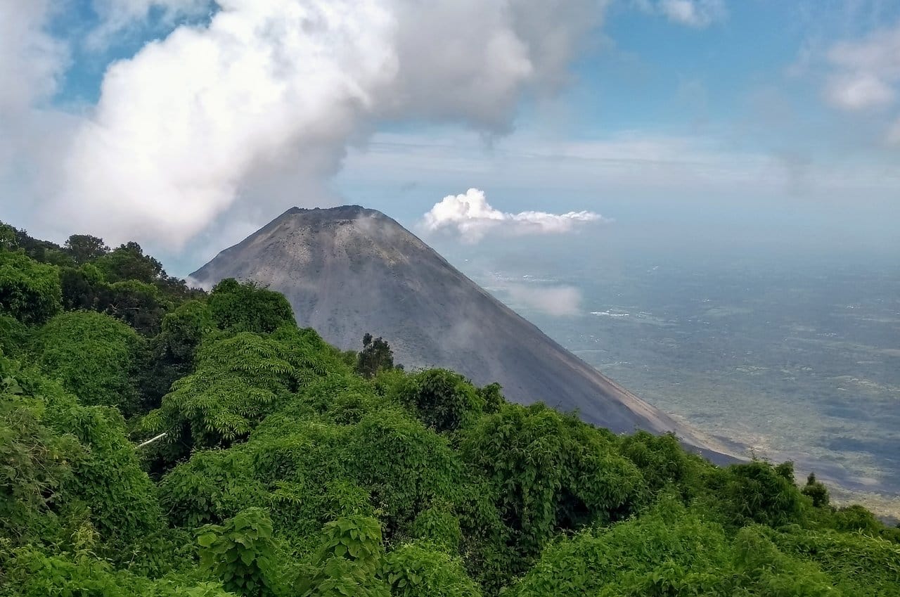 Volcano at El Imposible National Park, El Salvador