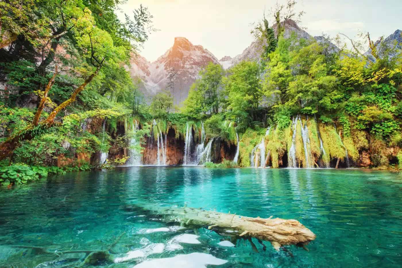 Risnjak National Park waterfalls.
