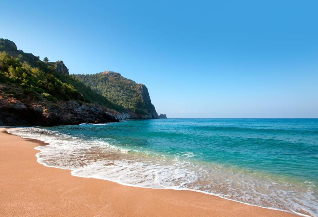 Cleopatra Beach, Alanya in Turkey.