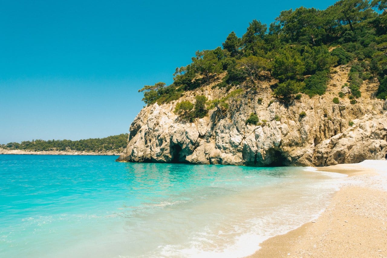 Kabak Beach Fethiye in Turkey