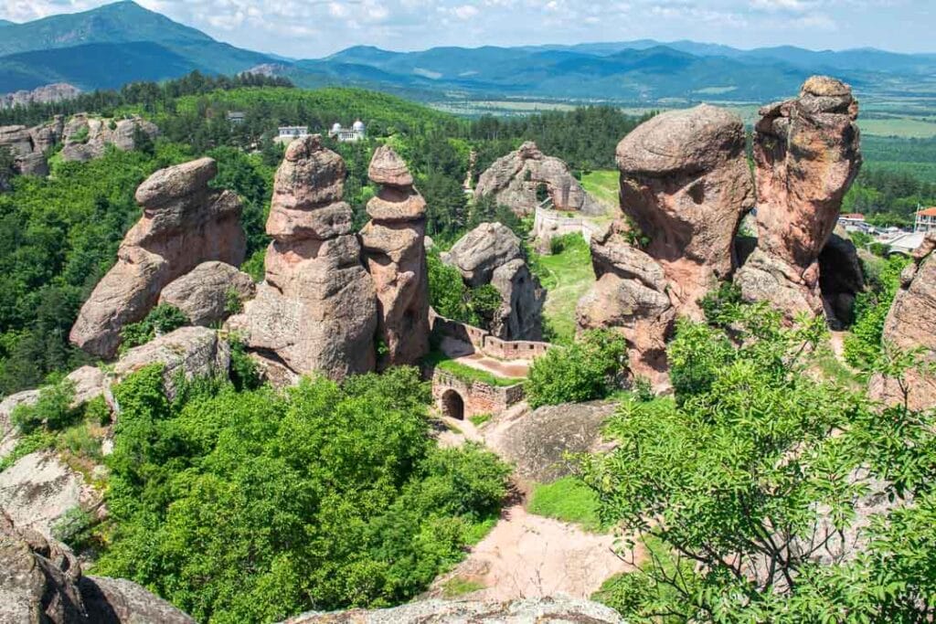 Cool rock formations in the countryside of Bulgaria.
