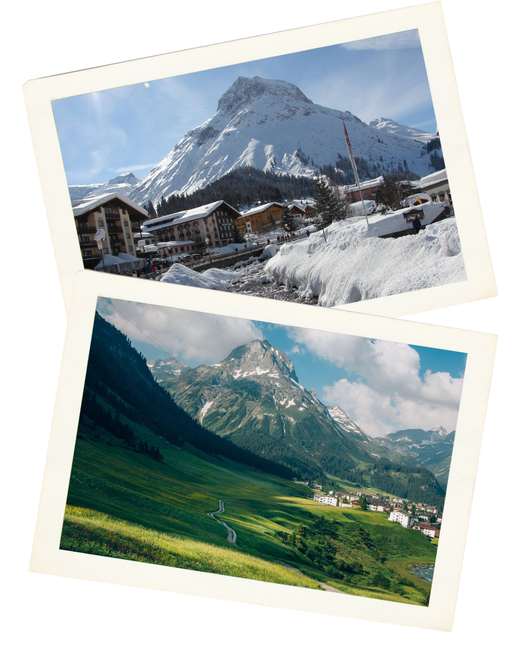 Lech village and ski resort.