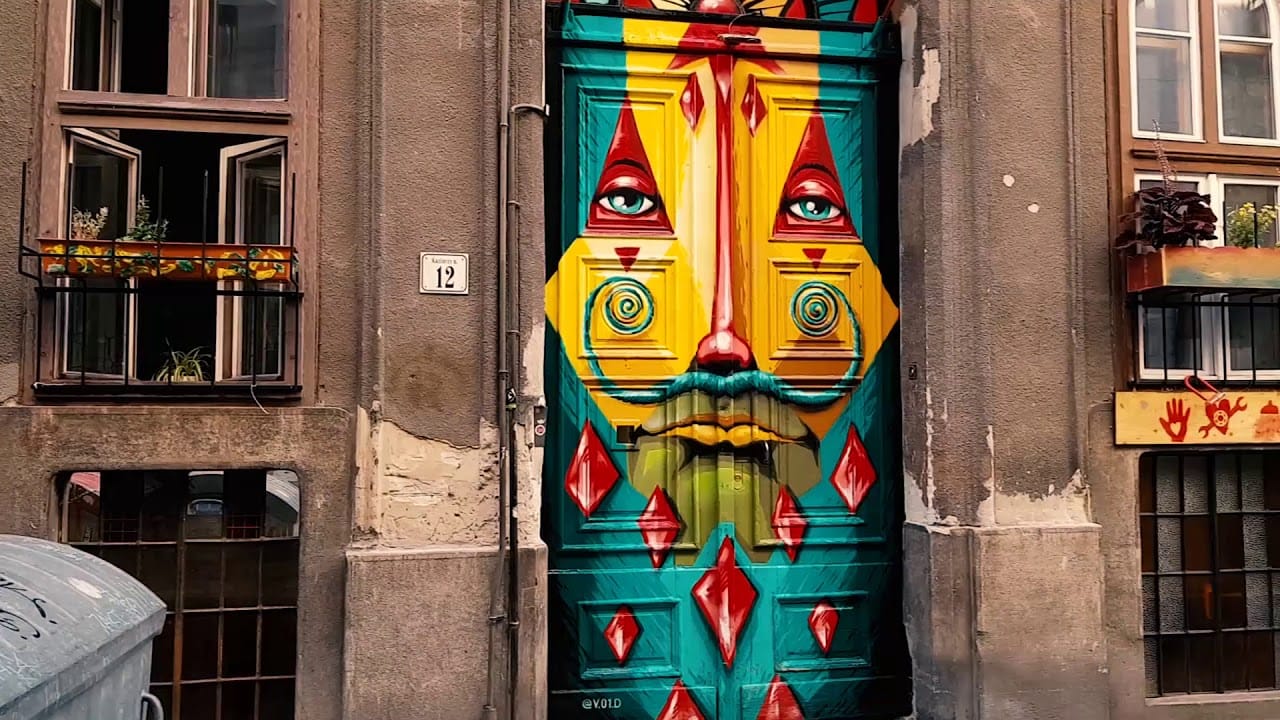Budapest Jewish Quarter Street Art