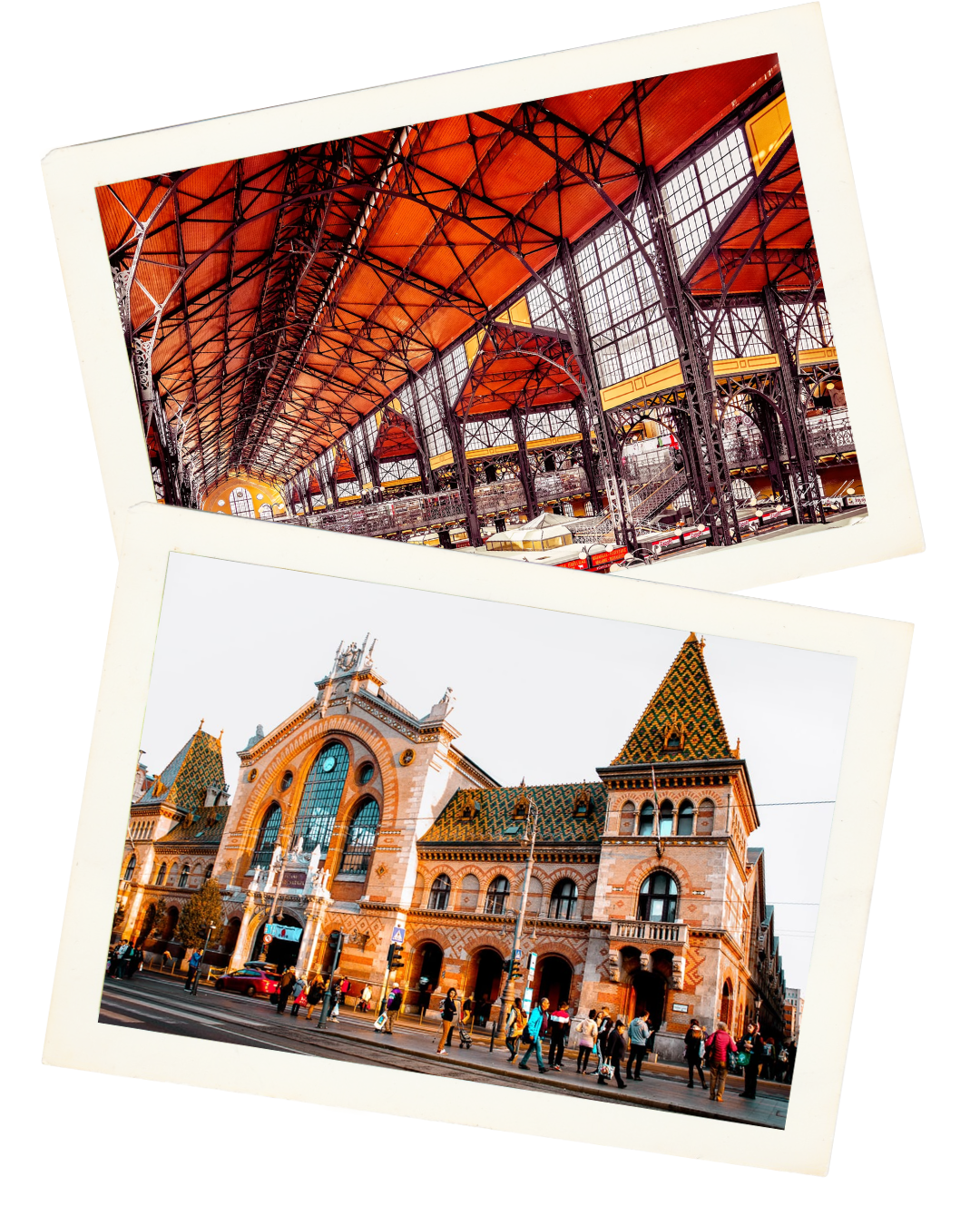 The interior and exterior of Great Market Hall