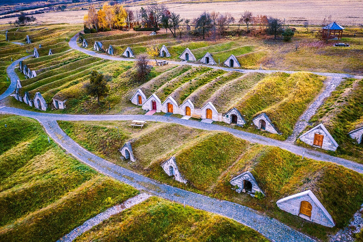 Hercegkút wine village in Hungary
