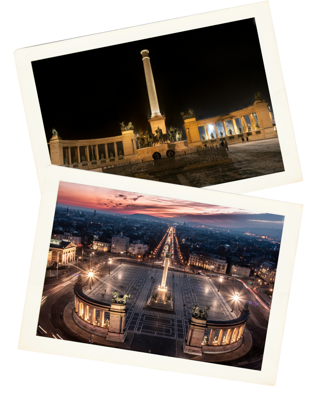 Heroes’ Square in Budapest, Hungary.