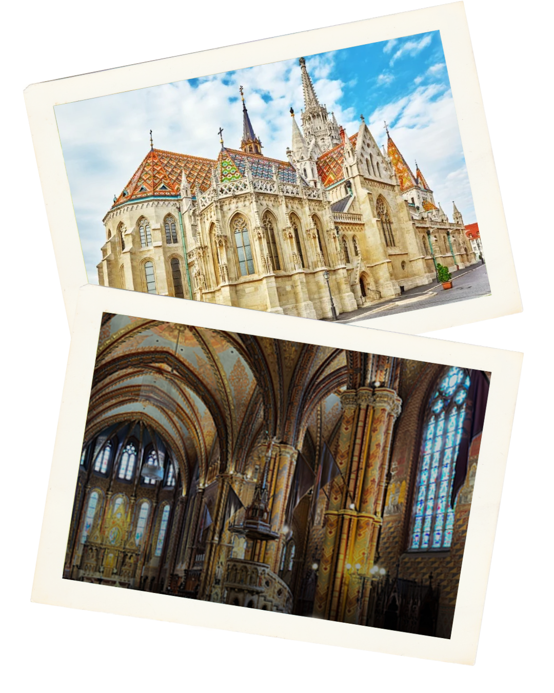 Matthias Church Exterior and Interior.