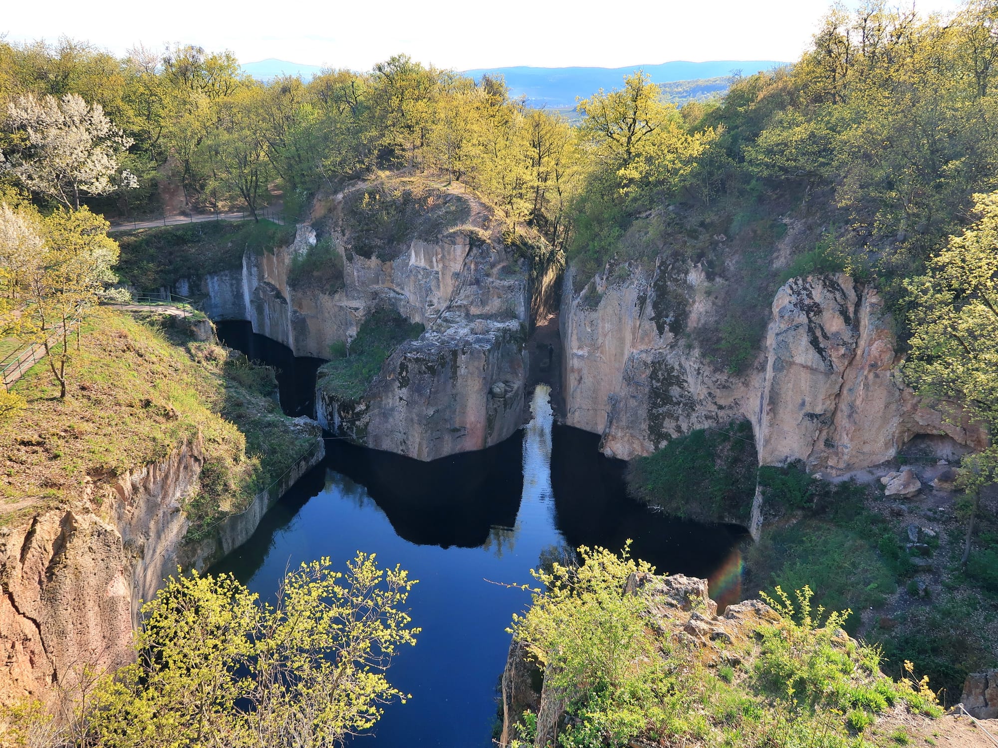 Megyer-hegy Tarn in Hungary.