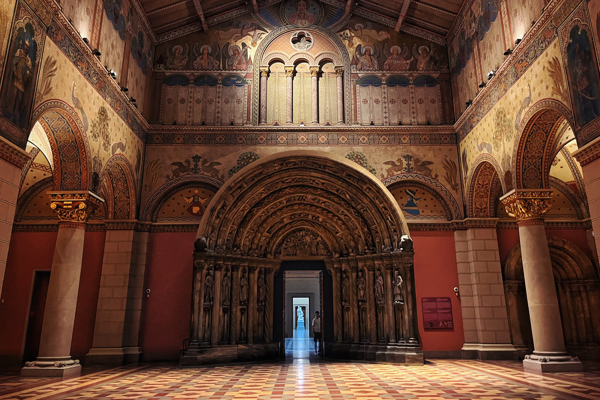 inside the Museum Of Fine Arts Budapest