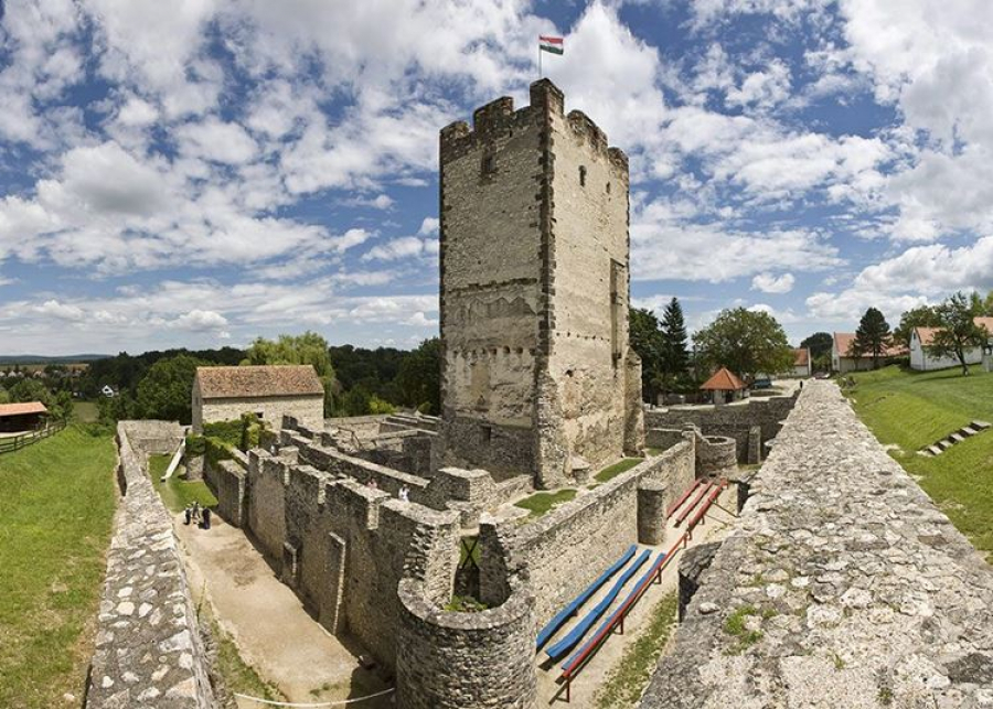 Nagyvázsony village in Hungary