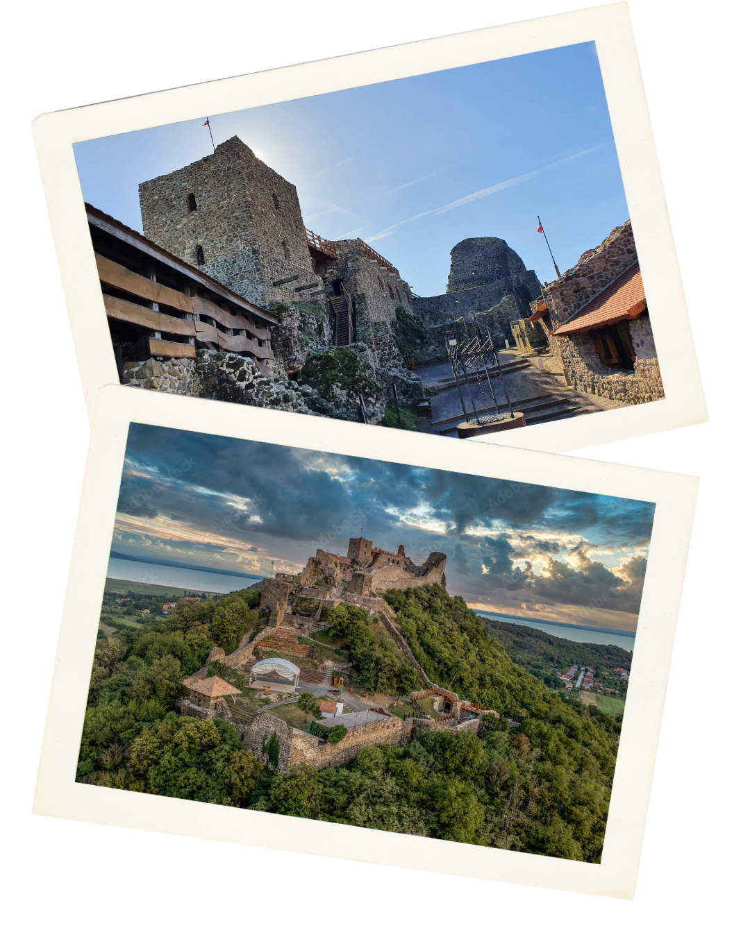 Szigliget Castle in Hungary.