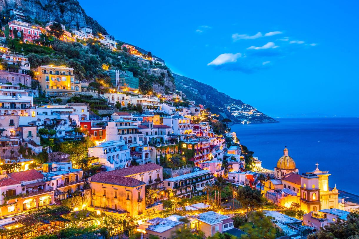 Positano seaside village in Italy.
