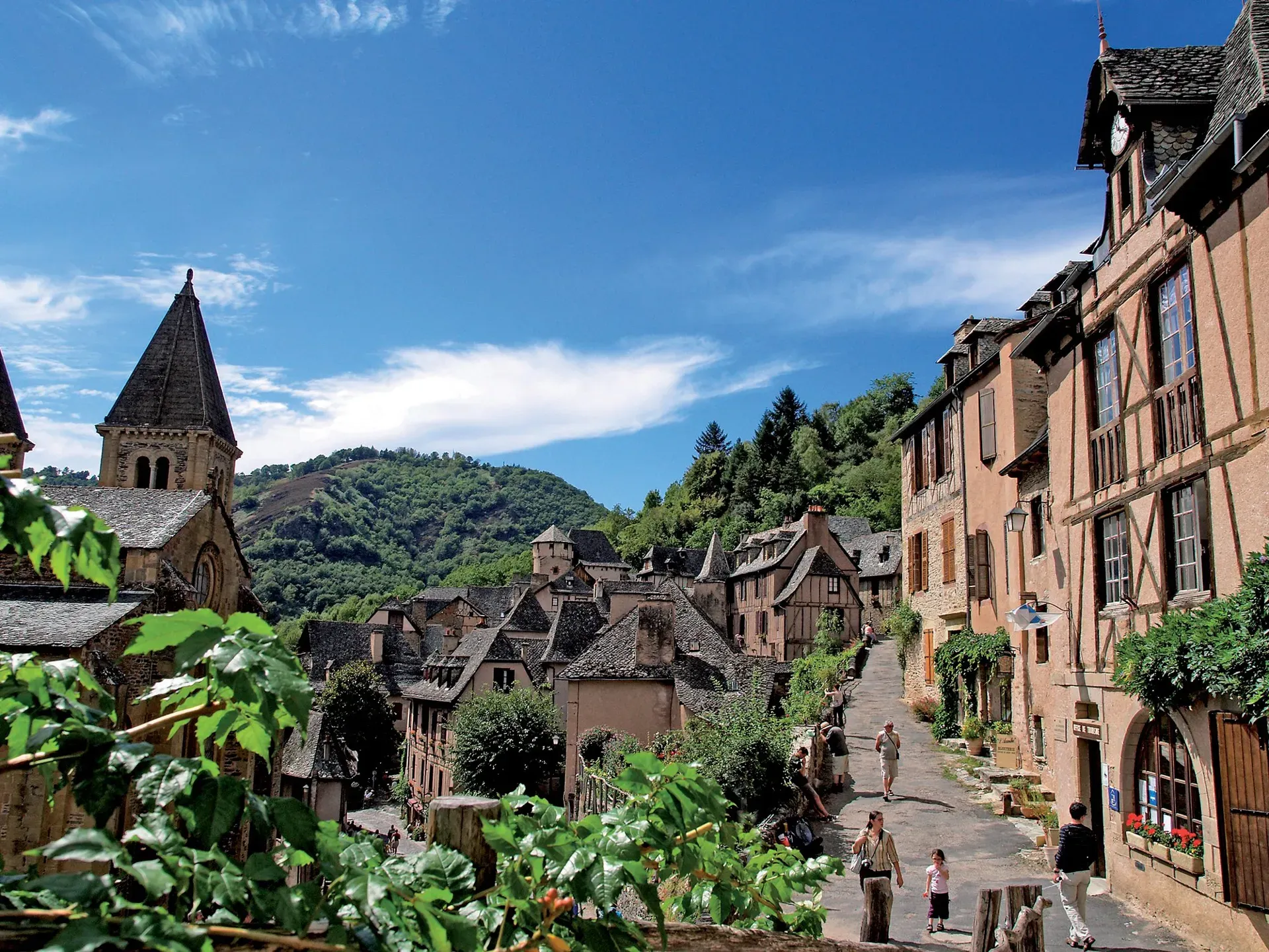 Conques Village in France.