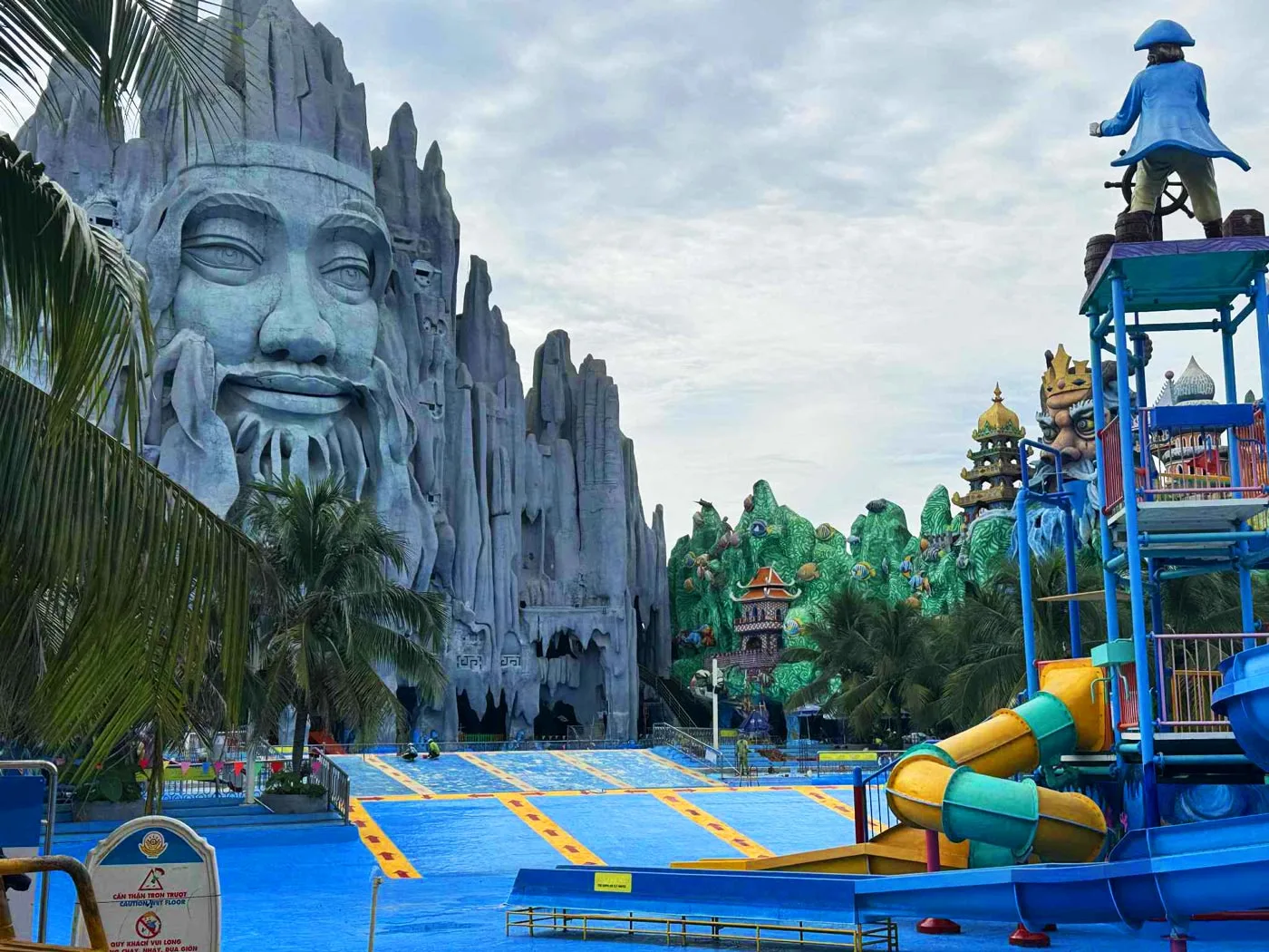 Waterslides at Suoi Tien Cultural Theme Park
