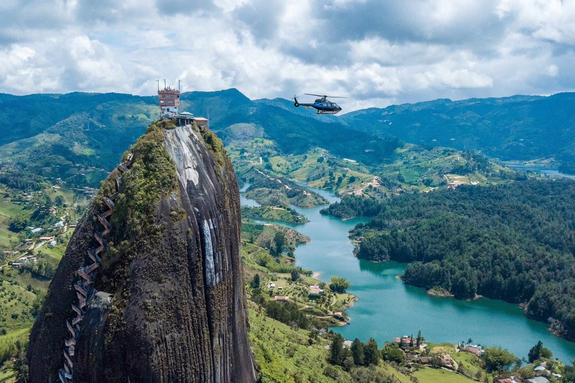 Guatapé Colombia Helicopter Tour