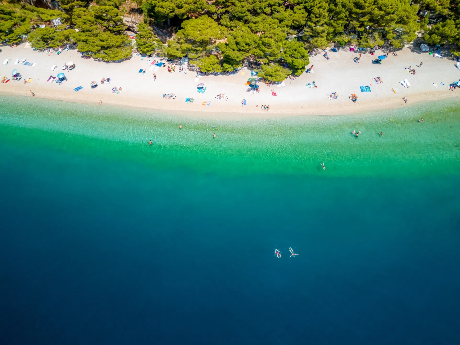 Punta Rata Beach in Croatia.