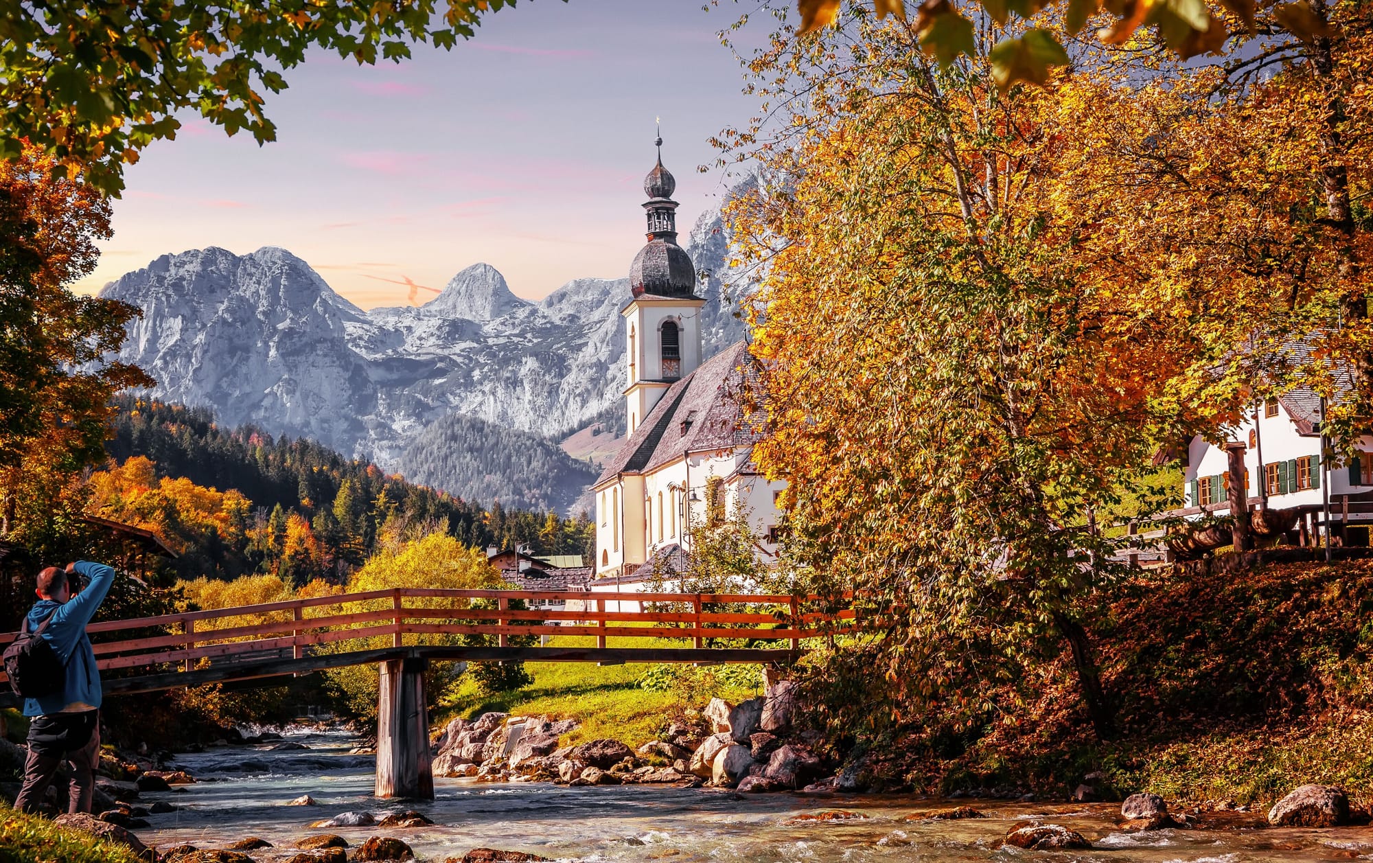 Ramsau bei Berchtesgaden village in Germany