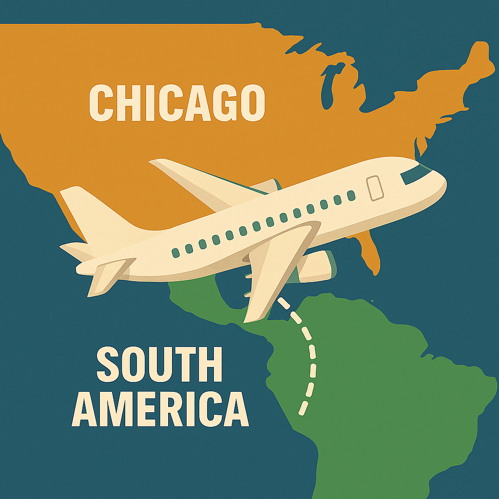 Airlines With The Cheapest Flights from Chicago to South America