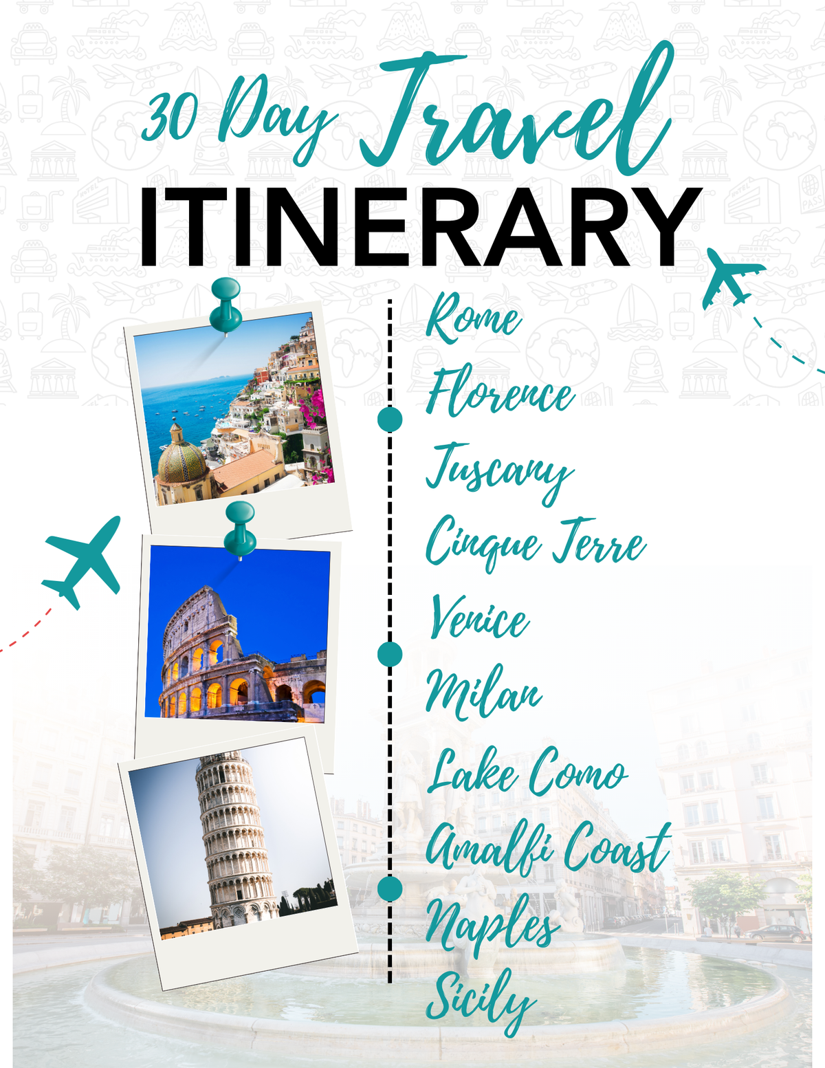 1 Month Italy Adventure: Itinterary of Classic Cities, Coastlines & More