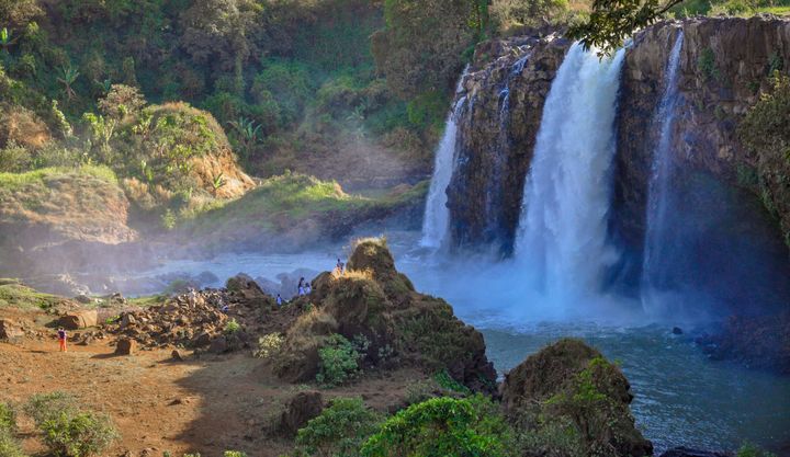 Waterfall in Ethiopia 