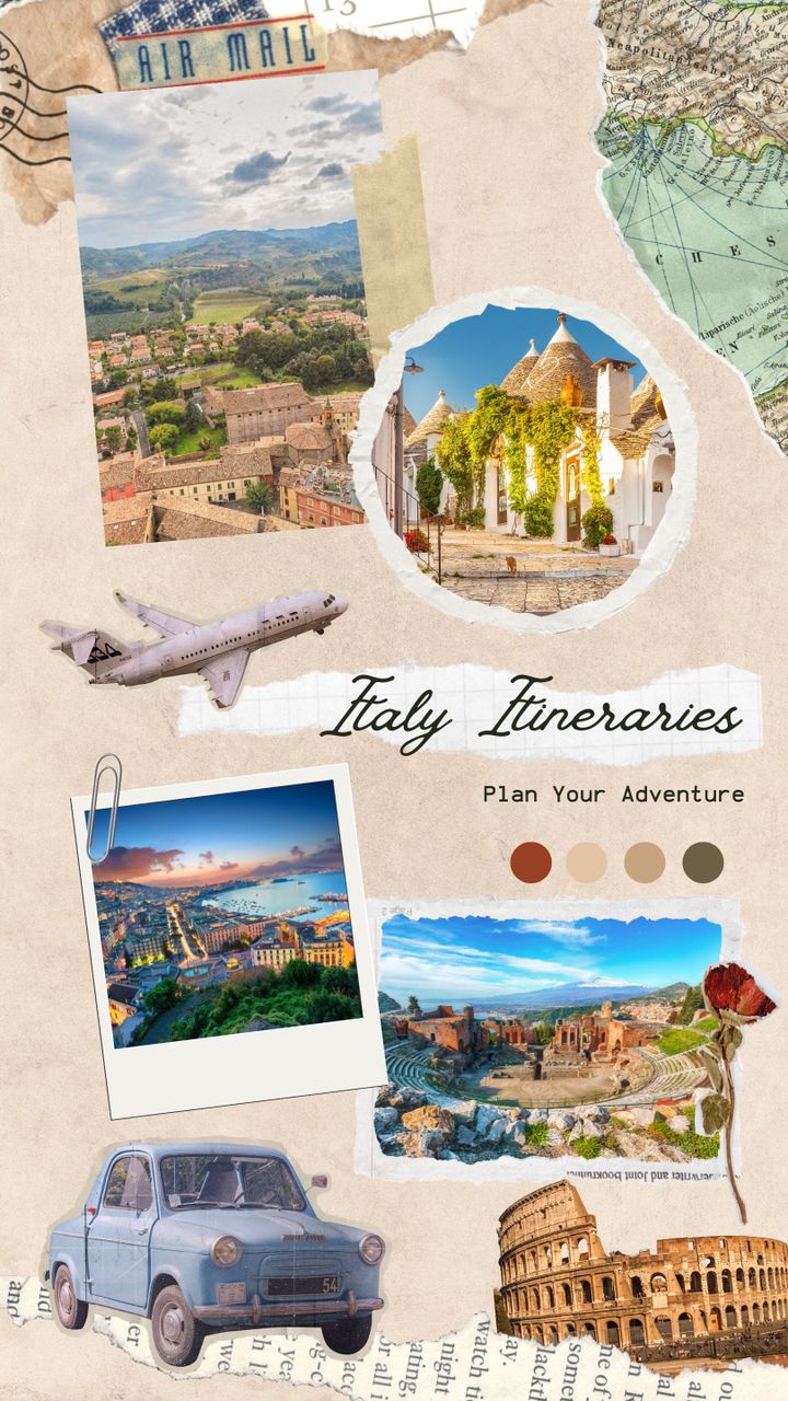 Italy travel itineraries
