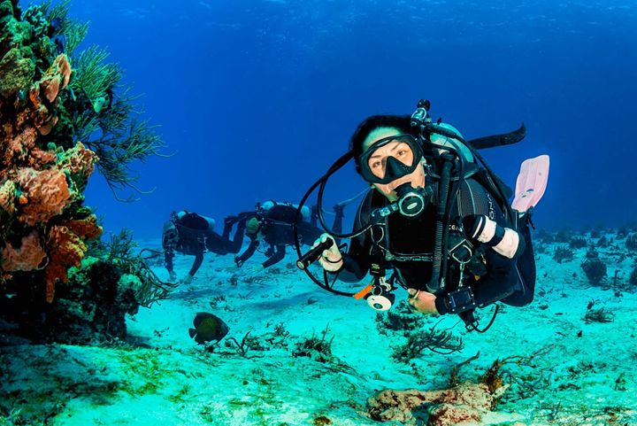 Scuba diving in Cozumel