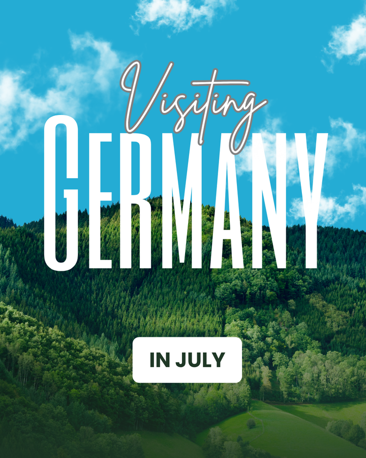 Sunny Summer Day In July in Rural Germany