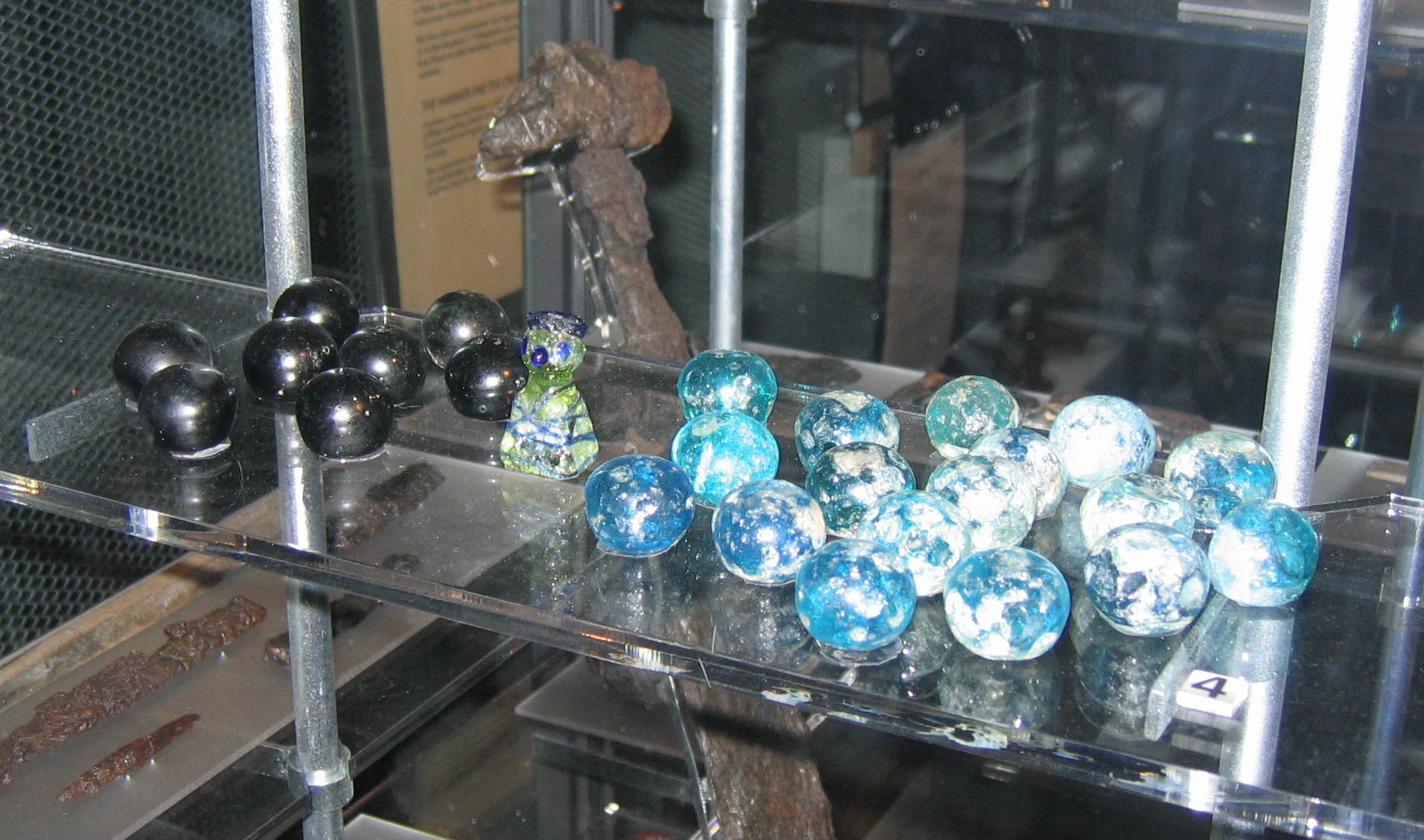Tafl pieces from Birka in the Swedish Museum of National Antiquities