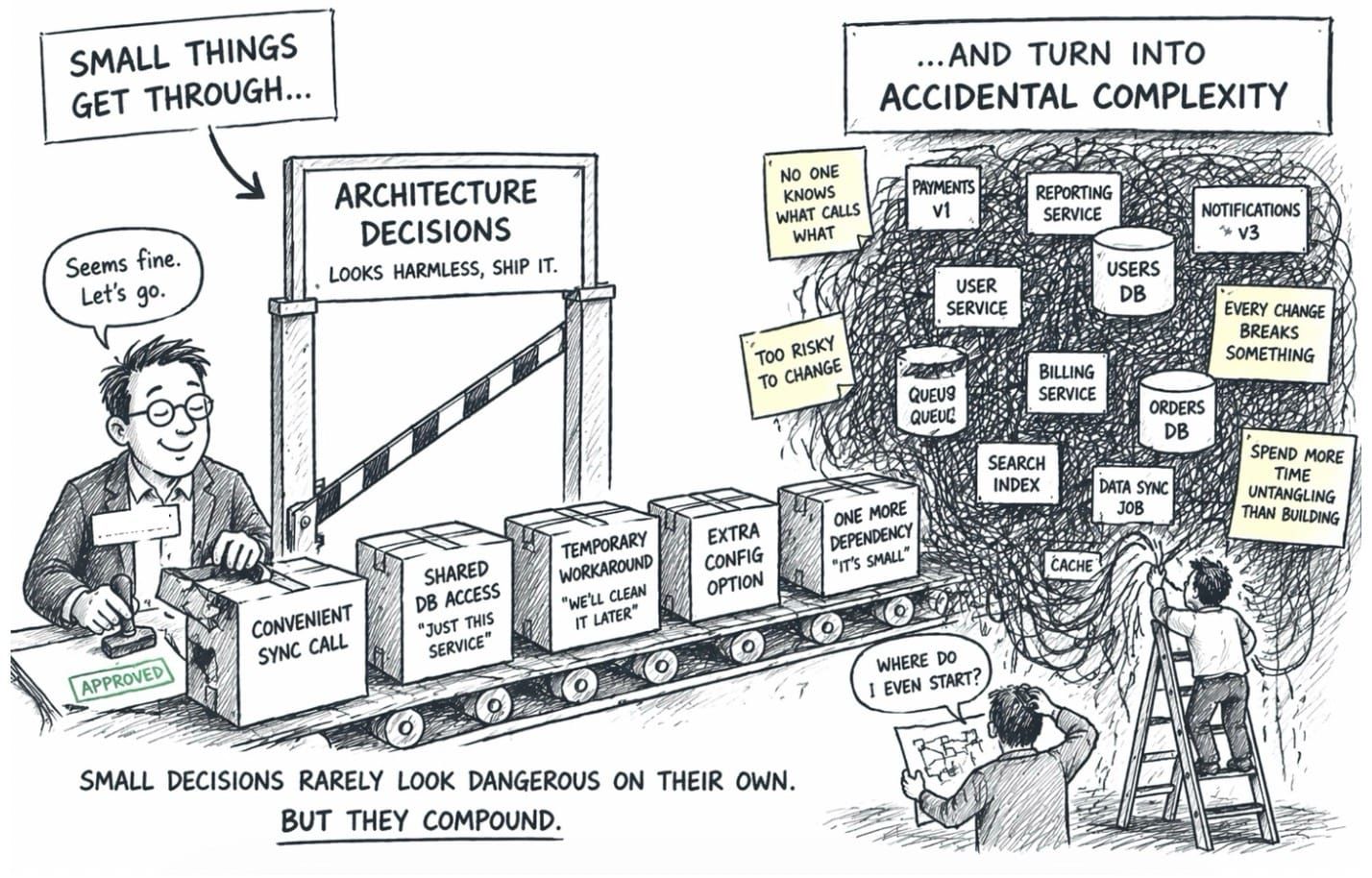 Architecting for Change Part IV: How Accidental Complexity Gets Into a System