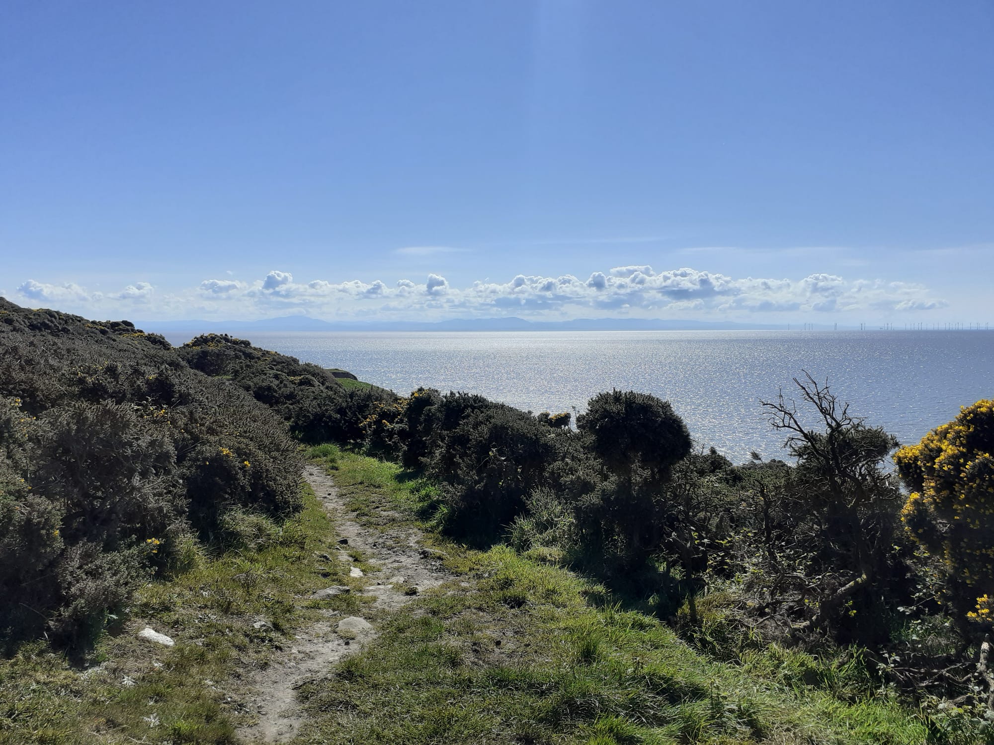 Stunning views from the pathway from Sandyhills to Kippford