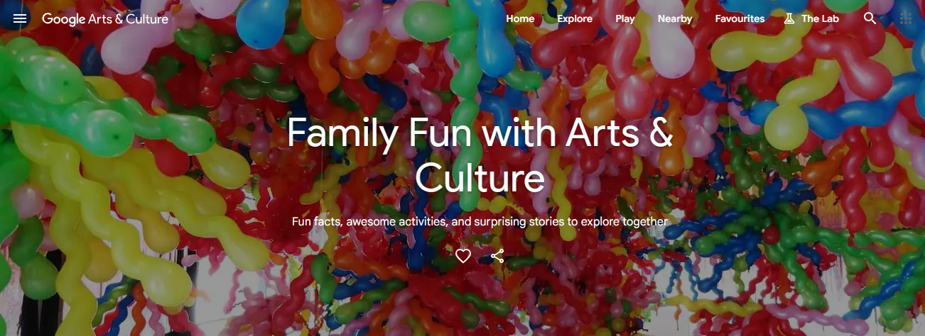 Google Arts & Culture (Kids content)&nbsp;&nbsp;
