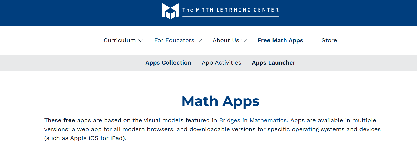 Apps - Math Apps for Kids