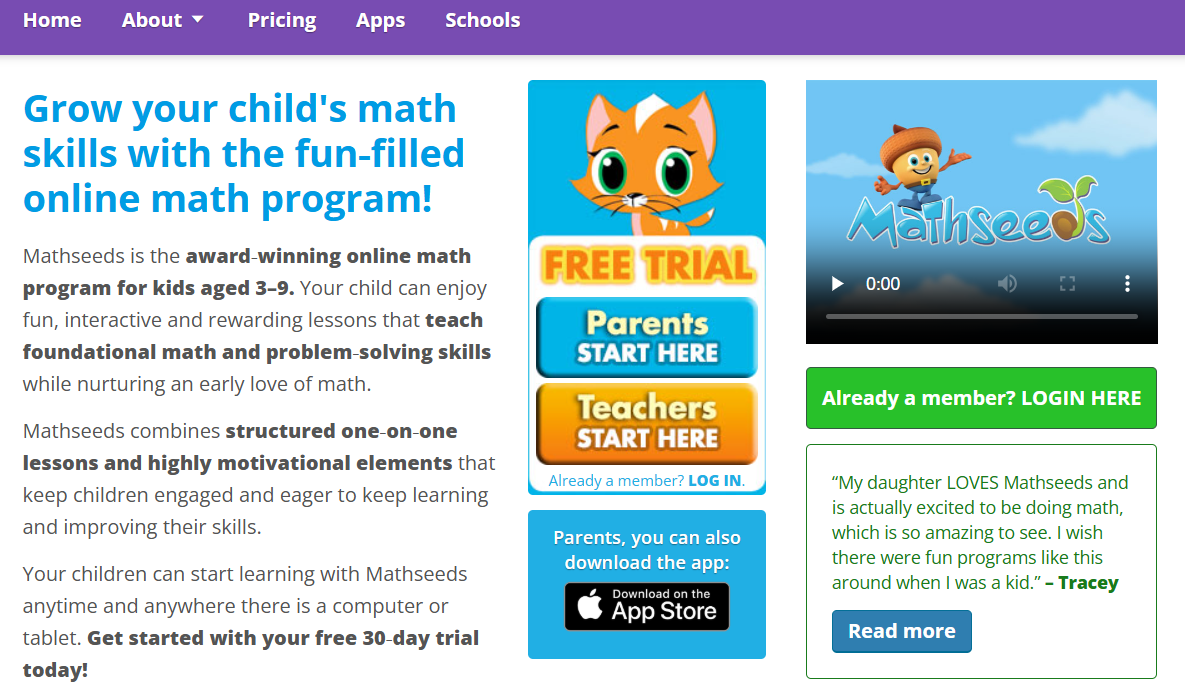 Apps - Math Apps for Kids