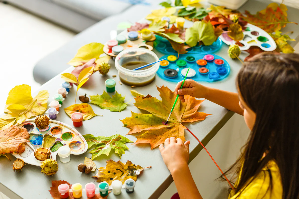 girl painting - Creative Activities for Kids