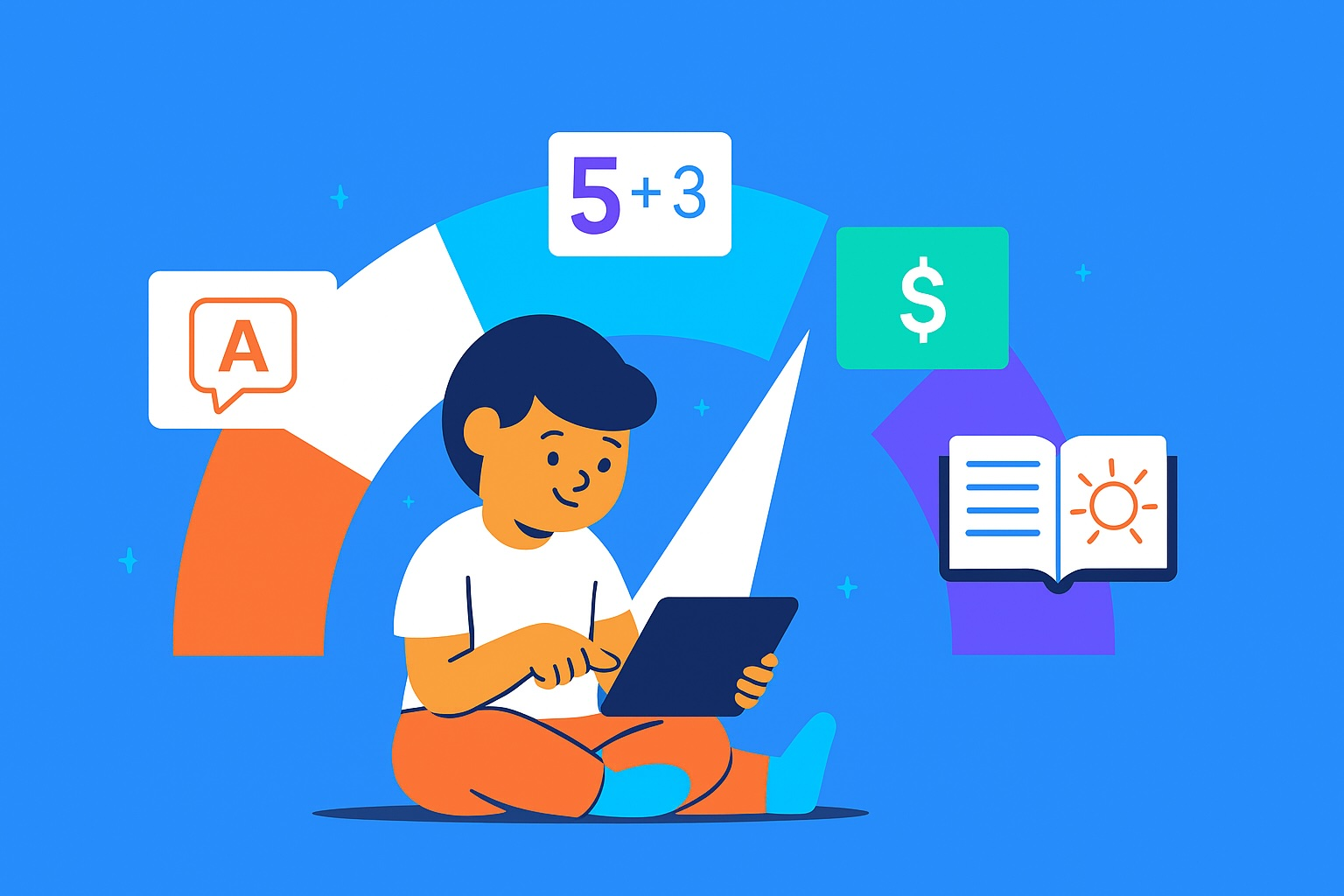 Kid looking focused - Educational Websites for Kids