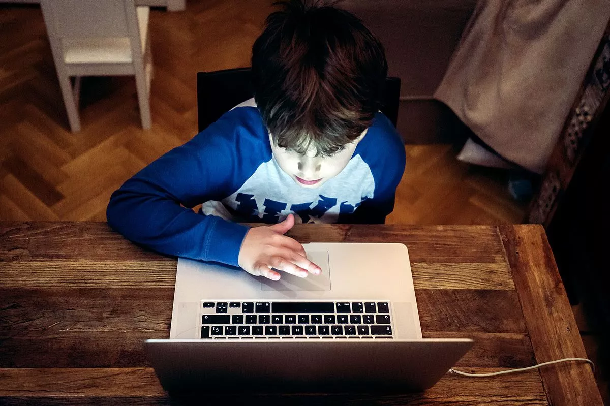 Boy in room - Reading Apps for Kids