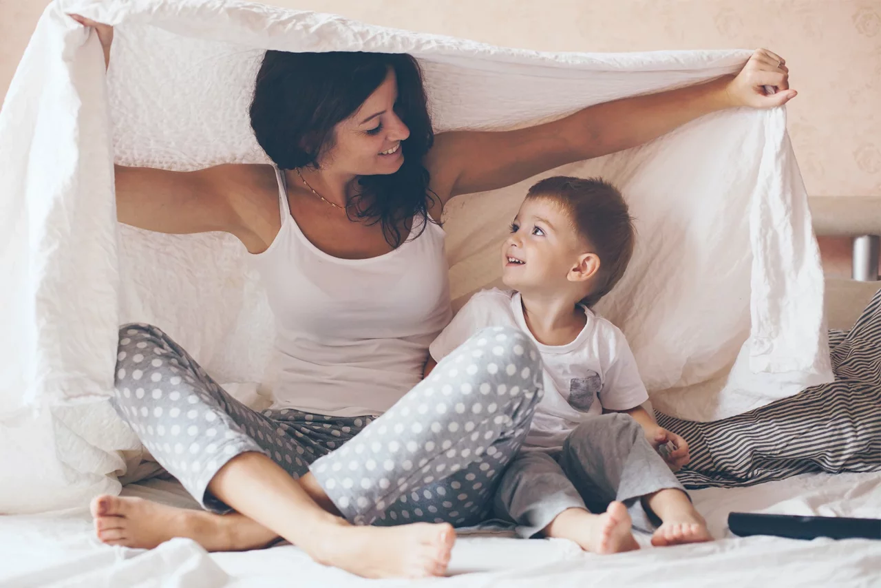 being happy with kid - Lighthouse Parenting