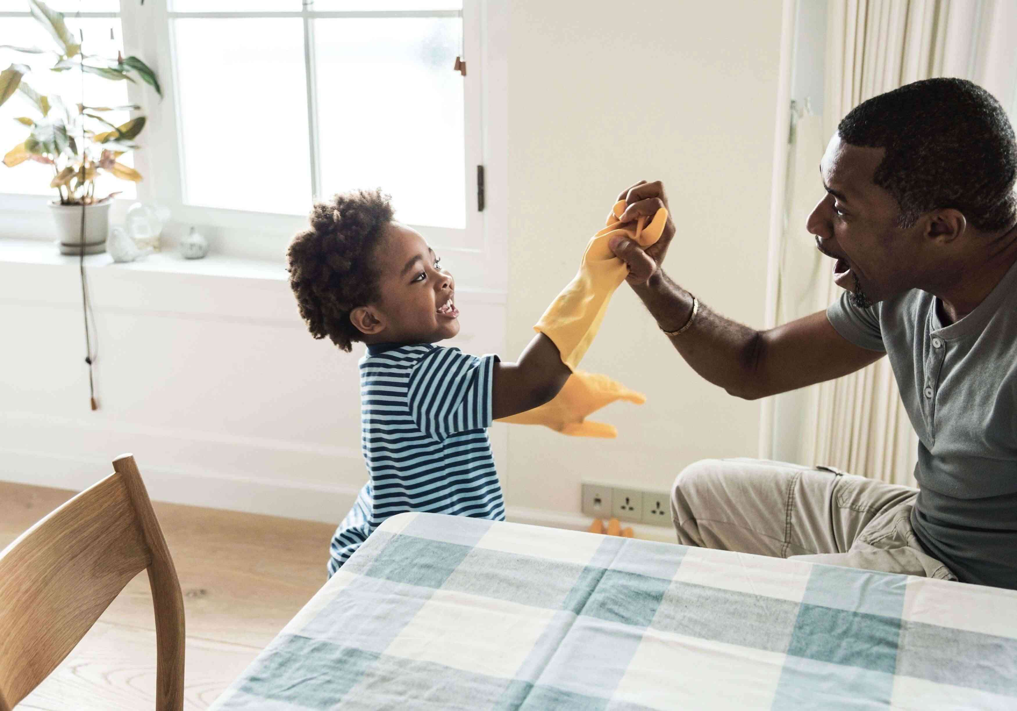 being happy with father - Styles of Parenting