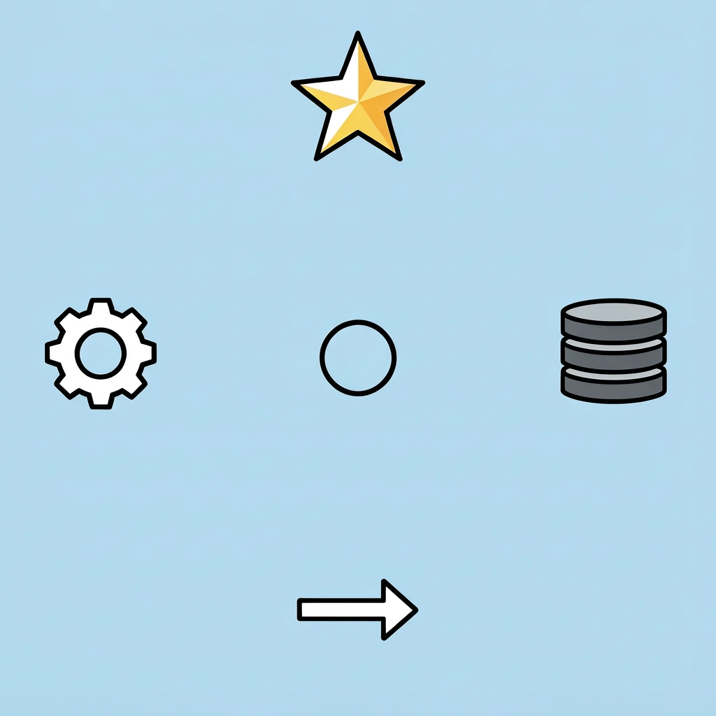Four compass directions representing Social-Emotional, Cognitive, Physical, and Language development areas