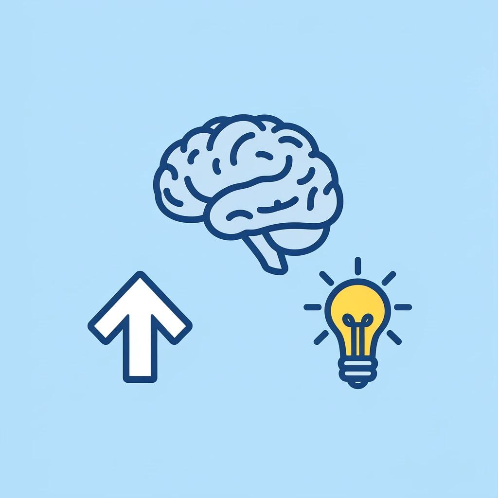 Pyramid diagram showing neural pathways as the foundation supporting thinking, relating, and problem-solving skills