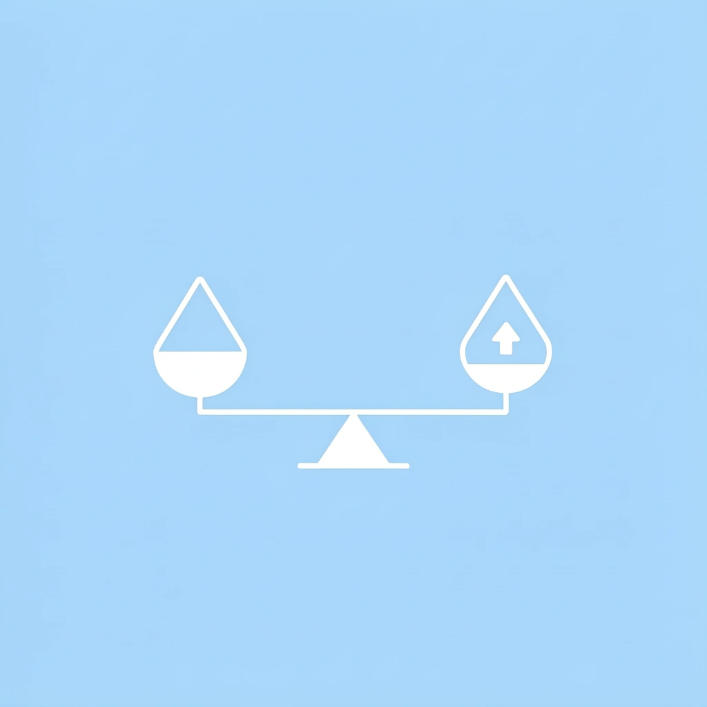 Balance scale comparing consistent daily practice on one side with sporadic intensive practice on the other