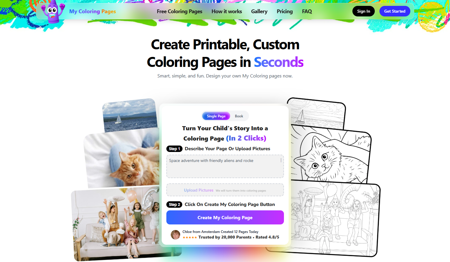 My Coloring Pages - Preschool Vibes