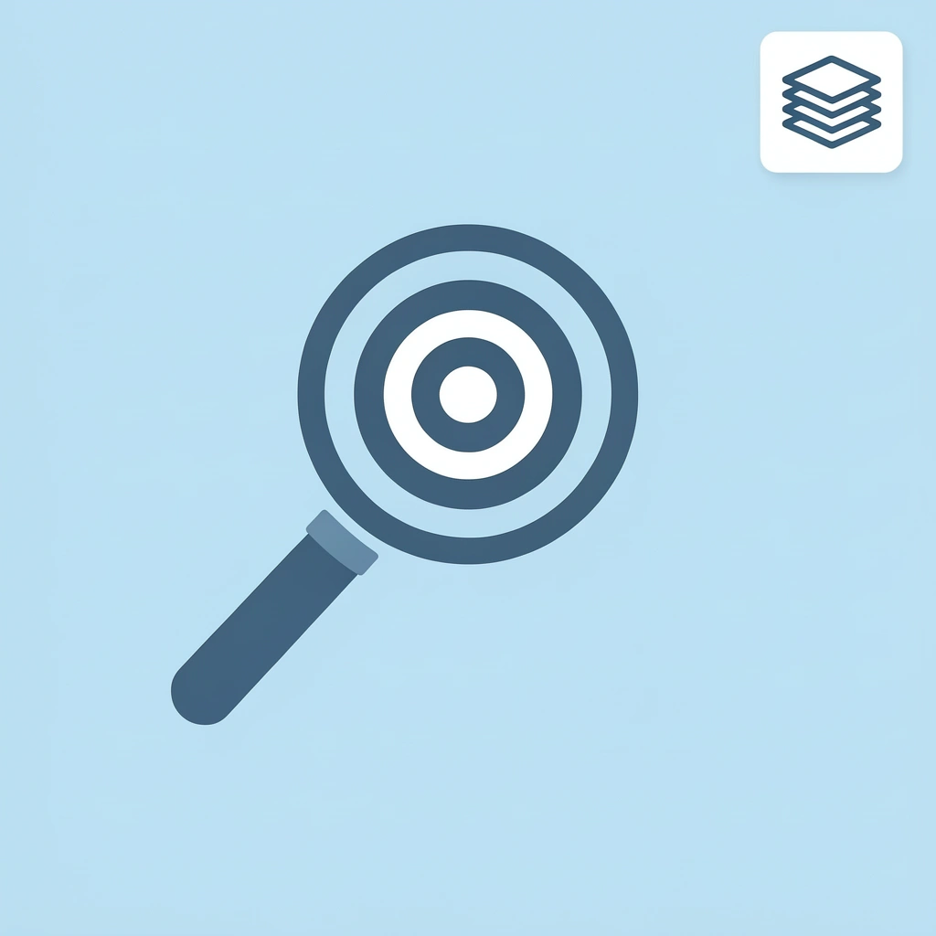 Magnifying glass highlighting readiness level as the key selection criterion